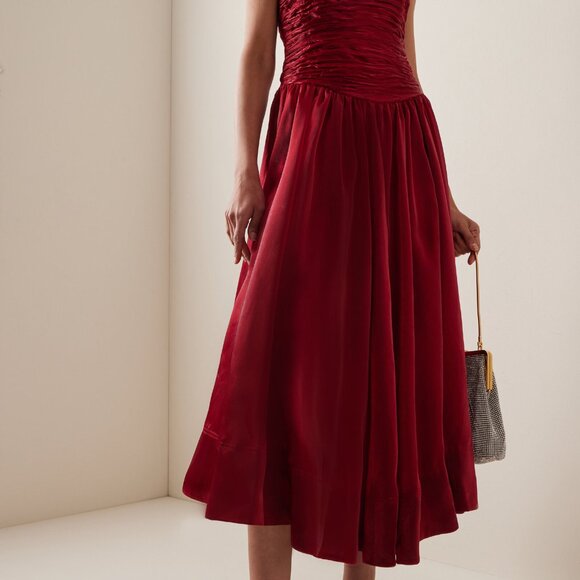 AJE Regent Drop Waist Midi-Dress - Picture 4 of 5